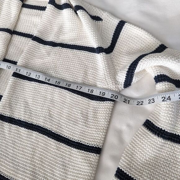 Athleta Highland Wrap Striped Knit Pocket Cardigan Womens Size Medium - Picture 10 of 11